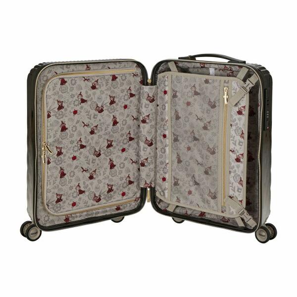 ムーミン リトルミィ ジッパータイプ スーツケース 32L キャリーケース モノトーン 商品画像12：キャラグッズPERFECT WORLD TOKYO