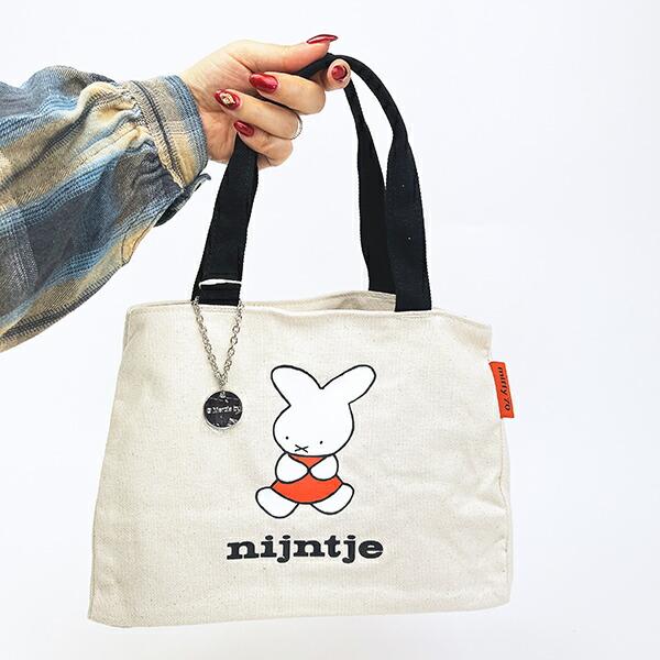 ミッフィー miffy 70th ナインチェ サイドボタンミニトートバッグ 商品画像9：キャラグッズPERFECT WORLD TOKYO