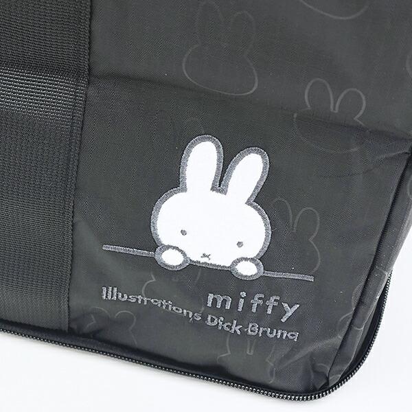 ミッフィー miffy 折りたたみボストンバッグ (L) ブラック トラベル 商品画像2：キャラグッズPERFECT WORLD TOKYO