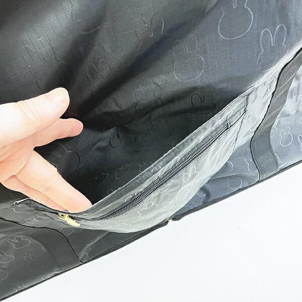 ミッフィー miffy 折りたたみボストンバッグ (L) ブラック トラベル 商品画像7：キャラグッズPERFECT WORLD TOKYO