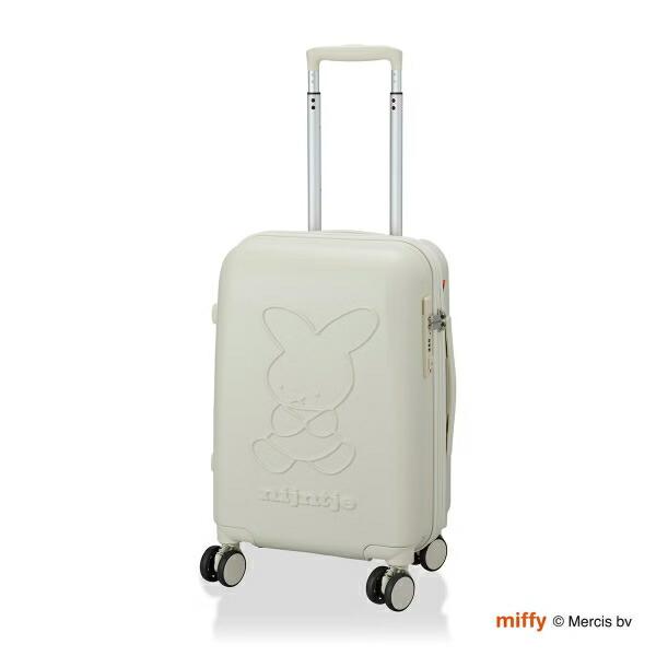 ミッフィー miffy 70th ナインチェ ジッパータイプ スーツケース(S) アイボリ･･･