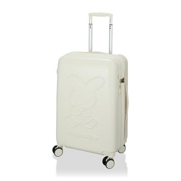 ミッフィー miffy 70th ナインチェ 容量拡張式 ジッパータイプ スーツケース(M) アイボリー キャリーケース 商品画像2：キャラグッズPERFECT WORLD TOKYO