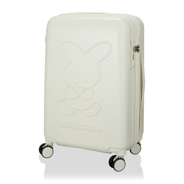 ミッフィー miffy 70th ナインチェ 容量拡張式 ジッパータイプ スーツケース(M) アイボリー キャリーケース 商品画像4：キャラグッズPERFECT WORLD TOKYO