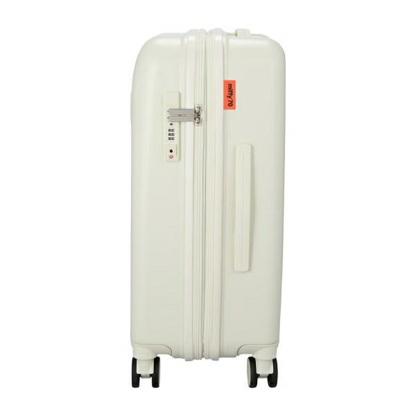 ミッフィー miffy 70th ナインチェ 容量拡張式 ジッパータイプ スーツケース(M) アイボリー キャリーケース 商品画像6：キャラグッズPERFECT WORLD TOKYO