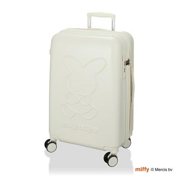 ミッフィー miffy 70th ナインチェ 容量拡張式 ジッパータイプ スーツケース(･･･