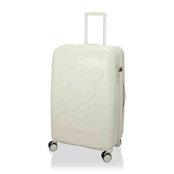 ミッフィー miffy 70th ナインチェ ジッパータイプ スーツケース(L) アイボリー キャリーケース 商品画像2：キャラグッズPERFECT WORLD TOKYO