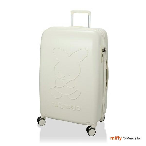 ミッフィー miffy 70th ナインチェ ジッパータイプ スーツケース(L) アイボリ･･･