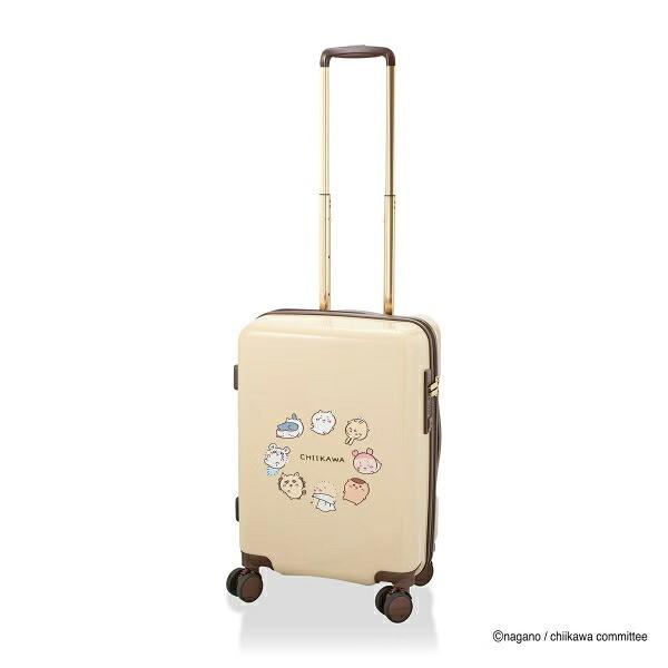 ちいかわ ジッパータイプ スーツケース  ( ベージュサークル)  Sサイズ 商品画像3：キャラグッズPERFECT WORLD TOKYO