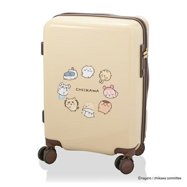 ちいかわ ジッパータイプ スーツケース  ( ベージュサークル)  Sサイズ 商品画像4：キャラグッズPERFECT WORLD TOKYO