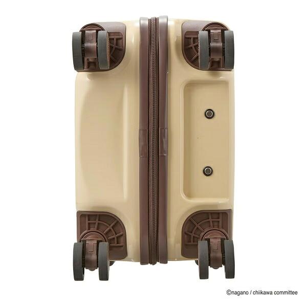 ちいかわ ジッパータイプ スーツケース  ( ベージュサークル)  Sサイズ 商品画像10：キャラグッズPERFECT WORLD TOKYO