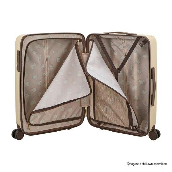 ちいかわ ジッパータイプ スーツケース  ( ベージュサークル)  Mサイズ 商品画像13：キャラグッズPERFECT WORLD TOKYO