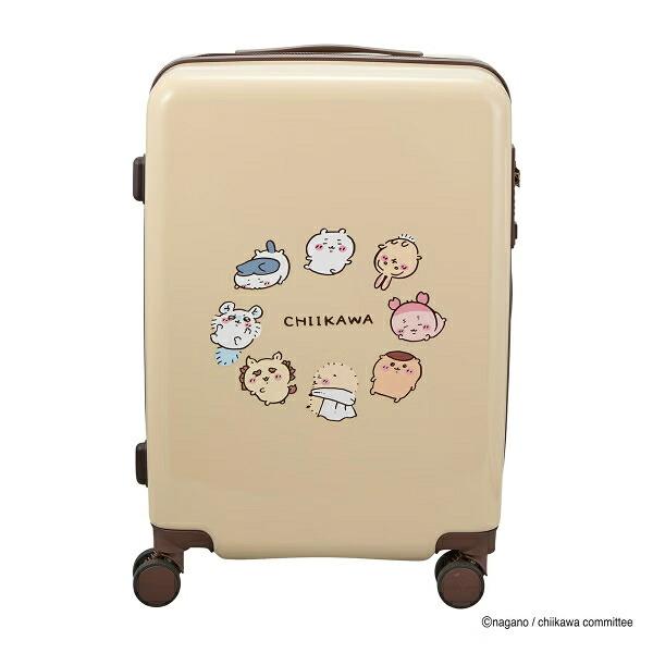 ちいかわ ジッパータイプ スーツケース  ( ベージュサークル)  Mサイズ 商品画像5：キャラグッズPERFECT WORLD TOKYO