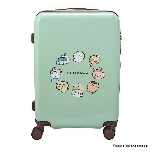 ちいかわ ジッパータイプ スーツケース  ( ミントサークル)  Mサイズ 商品画像5：キャラグッズPERFECT WORLD TOKYO