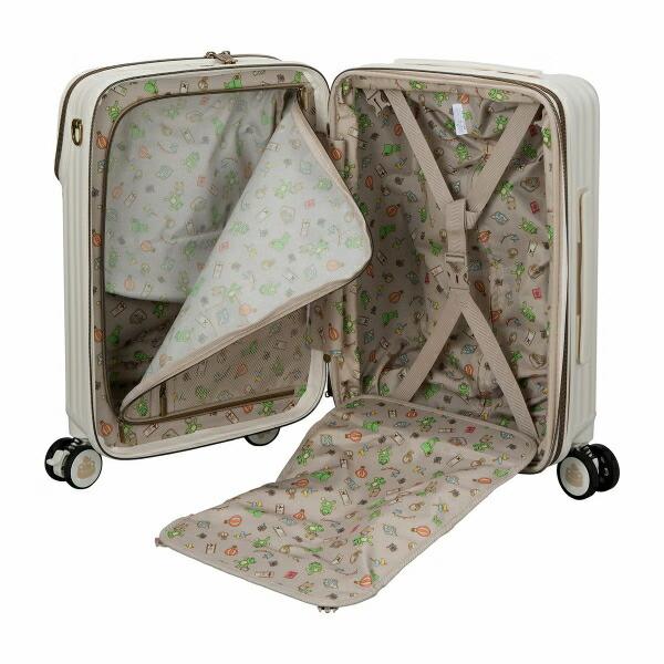 かえるのピクルス カプセルキャリー スーツケース Sサイズ(容量拡張 33-39L) ぬい活 推し活 上パカ ジッパータイプ 商品画像20：キャラグッズPERFECT WORLD TOKYO