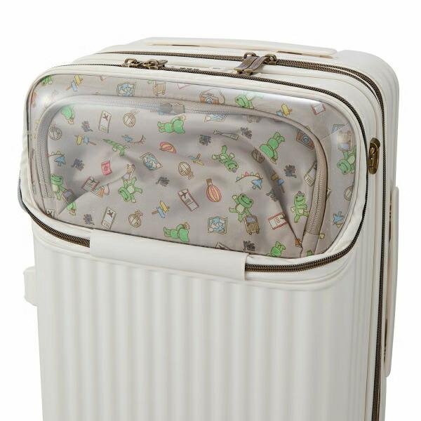かえるのピクルス カプセルキャリー スーツケース Sサイズ(容量拡張 33-39L) ぬい活 推し活 上パカ ジッパータイプ 商品画像7：キャラグッズPERFECT WORLD TOKYO