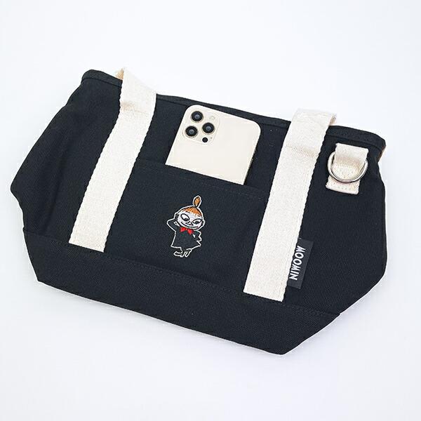 ムーミン リトルミイ 2WAY保冷トートバッグ ブラック ランチ MOOMIN 商品画像3：キャラグッズPERFECT WORLD TOKYO