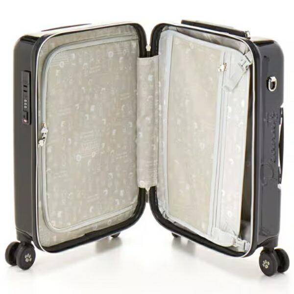 スヌーピー ジッパータイプ スーツケース(32L) ホワイト キャリーバッグ 商品画像4：キャラグッズPERFECT WORLD TOKYO
