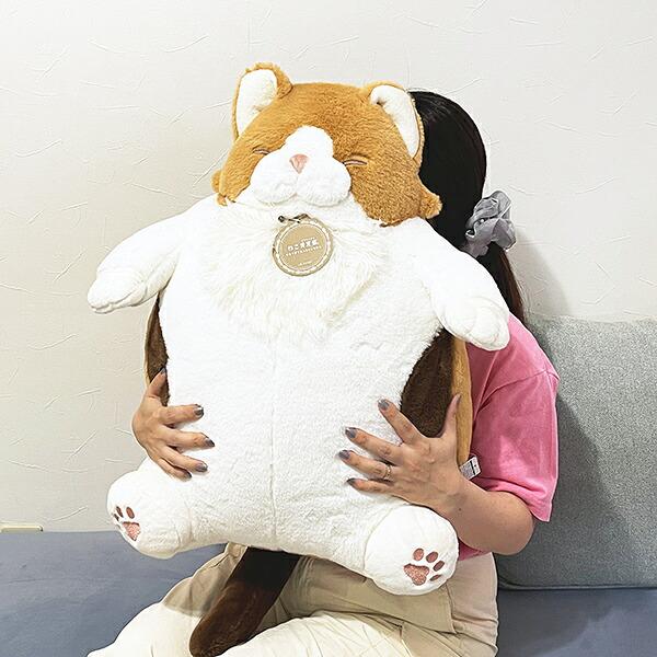 ねこ肯定感 ノルウェージャンのアンチョビ 抱きまくら(BIG) ぬいぐるみ りぶ･･･