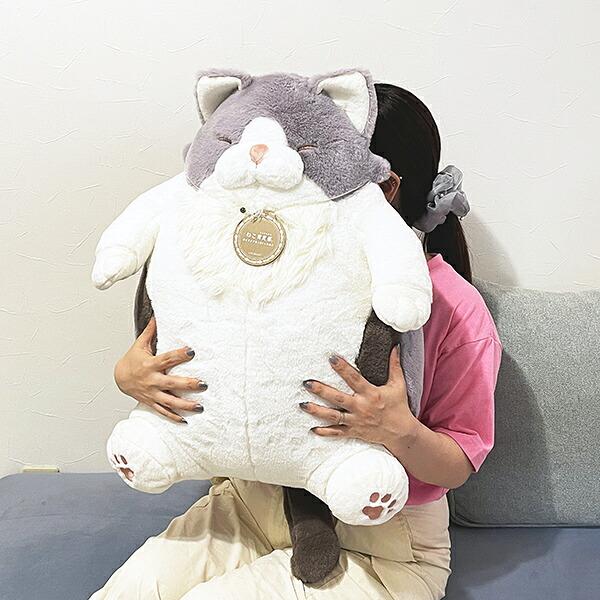 ねこ肯定感 サイベリアンのサーディン 抱きまくら(BIG) ぬいぐるみ りぶはあ･･･