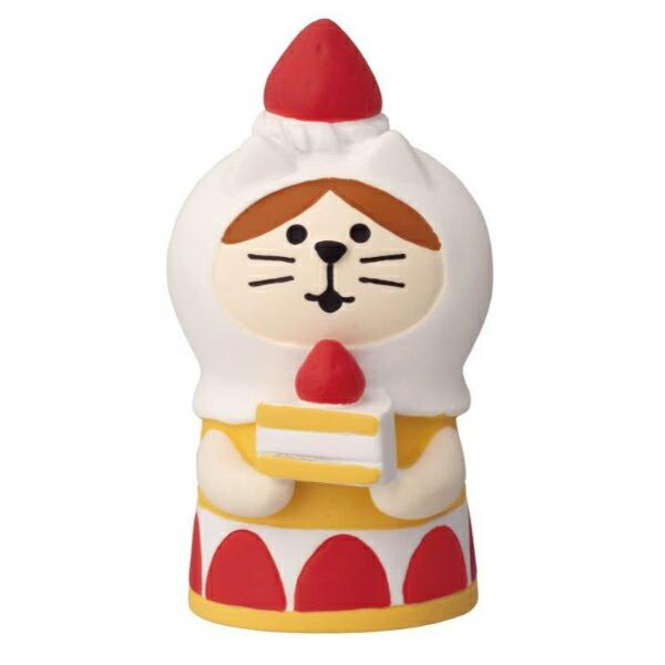 デコレ(DECOLE) コンコンブル 洋菓子コンブルジャンボないちごフェア ねこずきん ショートケーキ フィギュア 置物 商品画像1：キャラグッズPERFECT WORLD TOKYO