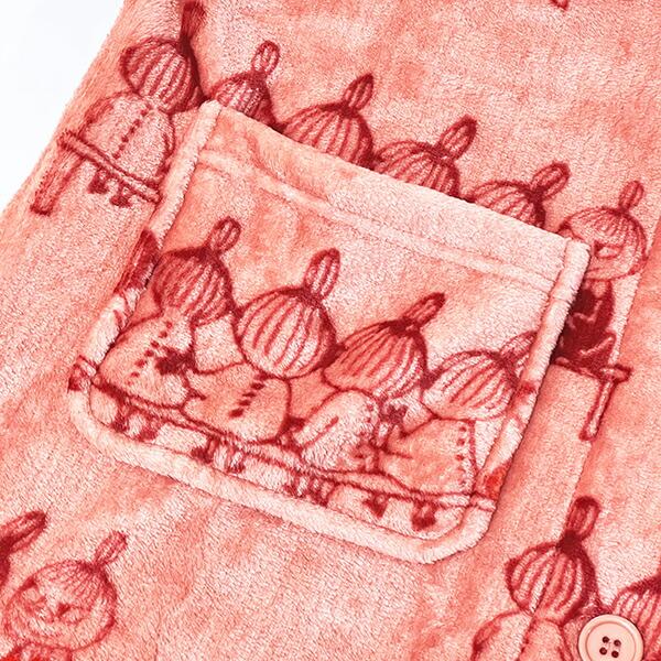 ムーミン リトルミイ シブリングズ 袖なしルームウエア オレンジ ブランケット MOOMIN 商品画像2：キャラグッズPERFECT WORLD TOKYO