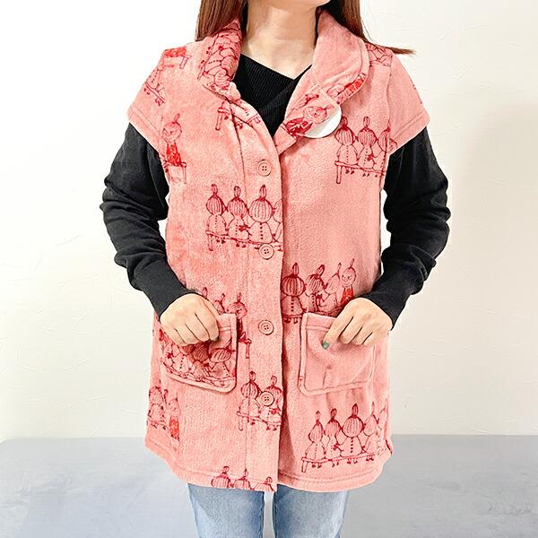 ムーミン リトルミイ シブリングズ 袖なしルームウエア オレンジ ブランケット MOOMIN 商品画像4：キャラグッズPERFECT WORLD TOKYO