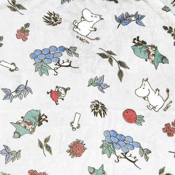 ムーミン フルーツガーデン ケープ(S) グレイ ブランケット MOOMIN 商品画像3：キャラグッズPERFECT WORLD TOKYO