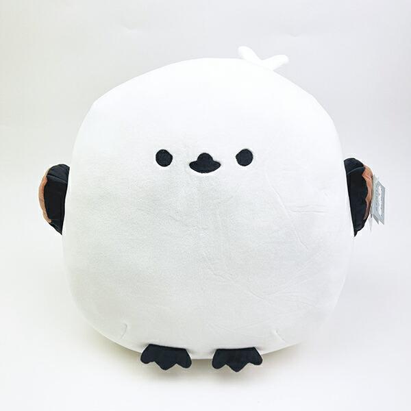 しまださん もちふわクッション(L) ホワイト シマエナガ