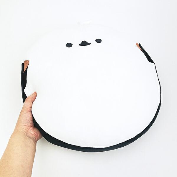 しまださん もちふわラウンドクッション ホワイト シマエナガ 商品画像5：キャラグッズPERFECT WORLD TOKYO
