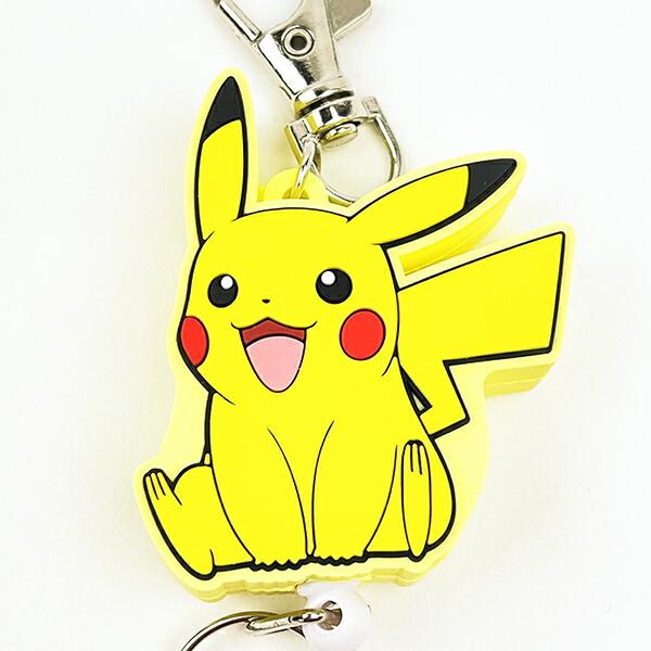 ポケットモンスター ピカチュウ ラバーリールキーホルダー にこにこ) ポケモン 商品画像2：キャラグッズPERFECT WORLD TOKYO
