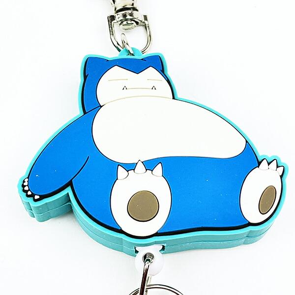ポケットモンスター カビゴン ラバーリールキーホルダー (まんぷく) ポケモン 商品画像2：キャラグッズPERFECT WORLD TOKYO