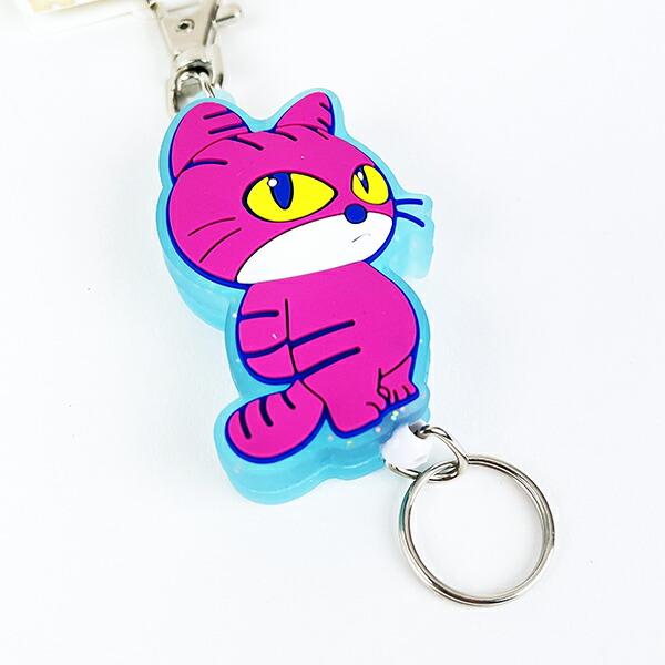 たべっ子どうぶつ THE MOVIE ねこちゃん ラバーリールキーホルダー 商品画像2：キャラグッズPERFECT WORLD TOKYO