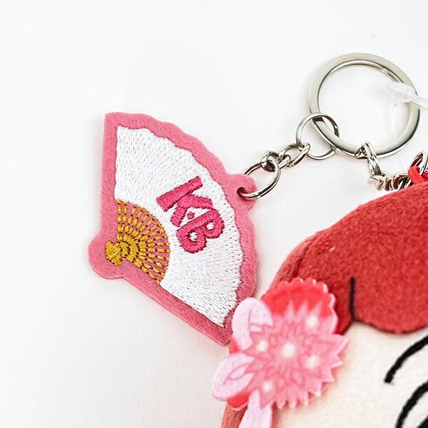 クレヨンしんちゃん ネネちゃん ニッポンアート刺繍チャームつきぬいぐるみキーリング ぬいぐるみ 商品画像3：キャラグッズPERFECT WORLD TOKYO