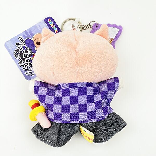 クレヨンしんちゃん ぶりぶりざえもん ニッポンアート刺繍チャームつきぬいぐるみキーリング ぬいぐるみ 商品画像4：キャラグッズPERFECT WORLD TOKYO