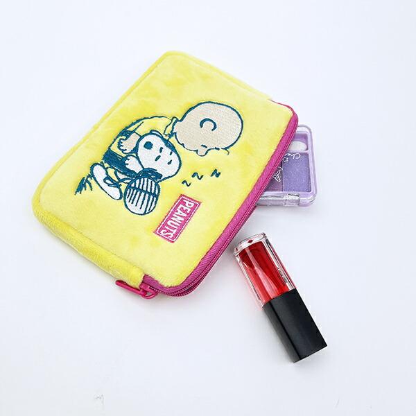 スヌーピー チャーリー・ブラウン ミニティッシュポーチ付きパスケース  SNOOPY 商品画像5：キャラグッズPERFECT WORLD TOKYO