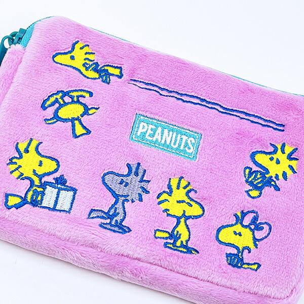 スヌーピー ウッドストック&フレンズ ミニティッシュポーチ付きパスケース  SNOOPY 商品画像2：キャラグッズPERFECT WORLD TOKYO