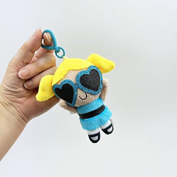 パワーパフガールズ バブルス ぬいぐるみキーリング サングラスver. パワパフ 商品画像4：キャラグッズPERFECT WORLD TOKYO