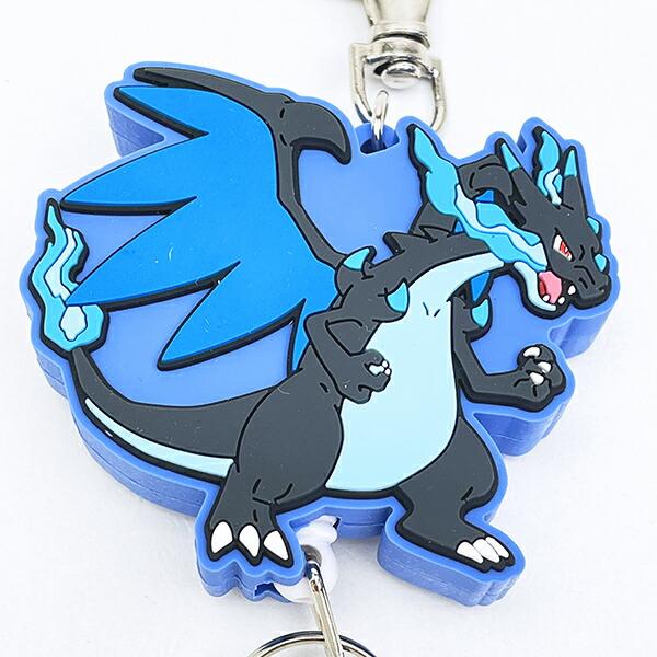 ポケットモンスター メガリザードンX ラバーリールキーホルダー ポケモン 商品画像2：キャラグッズPERFECT WORLD TOKYO