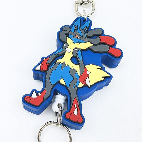 ポケットモンスター メガルカリオ ラバーリールキーホルダー ポケモン 商品画像2：キャラグッズPERFECT WORLD TOKYO
