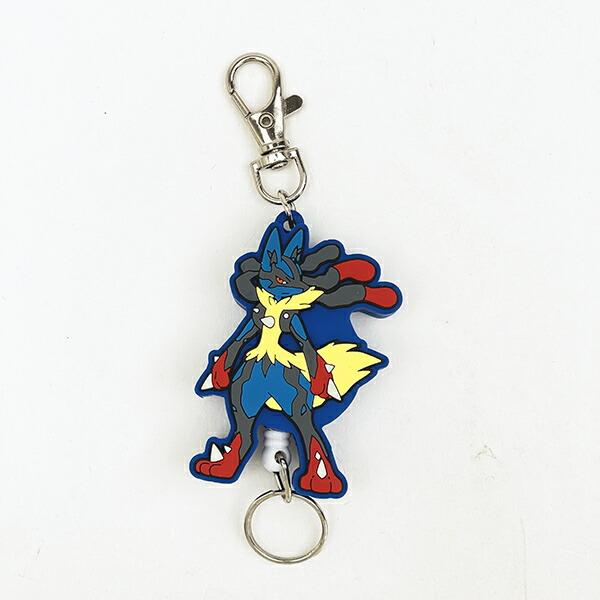 ポケットモンスター メガルカリオ ラバーリールキーホルダー ポケモン