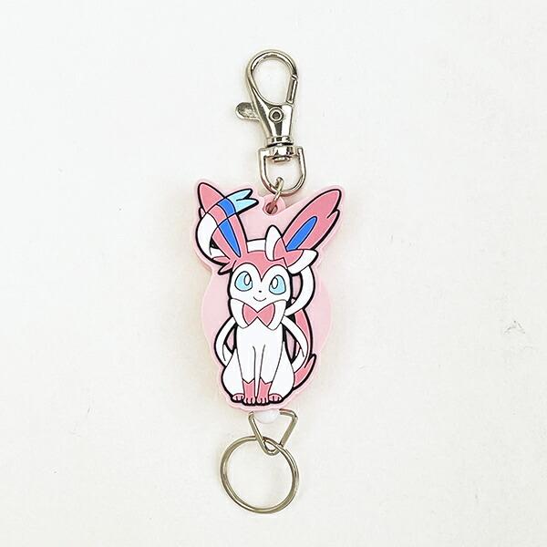 ポケットモンスター ニンフィア（おすわり） ラバーリールキーホルダー ポケ･･･