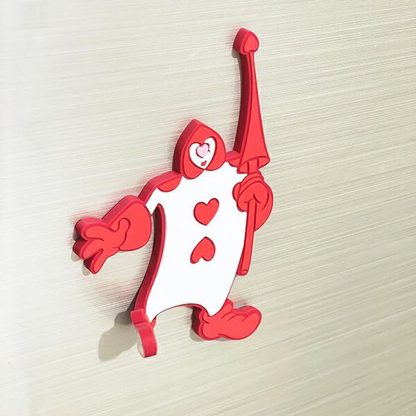 ディズニー 不思議の国のアリス トランプ兵 ラバーマグネットフック Disney 商品画像5：キャラグッズPERFECT WORLD TOKYO