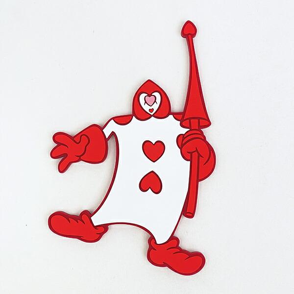 ディズニー 不思議の国のアリス トランプ兵 ラバーマグネットフック Disney