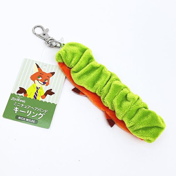 ディズニー ズートピア ニック ミニチュアヘアバンドキーリング キーホルダー Disney 商品画像3：キャラグッズPERFECT WORLD TOKYO