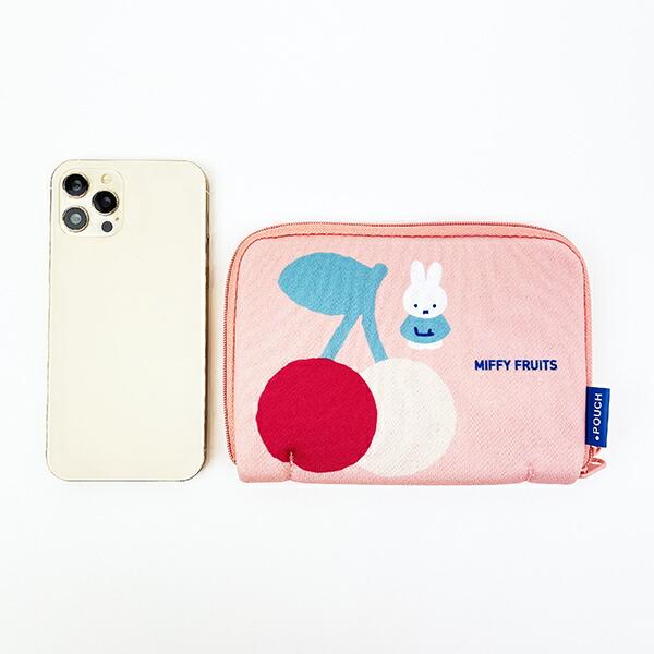 ミッフィー miffy チェリー どっとポーチ ショート MIFFY FRUITS 商品画像5：キャラグッズPERFECT WORLD TOKYO