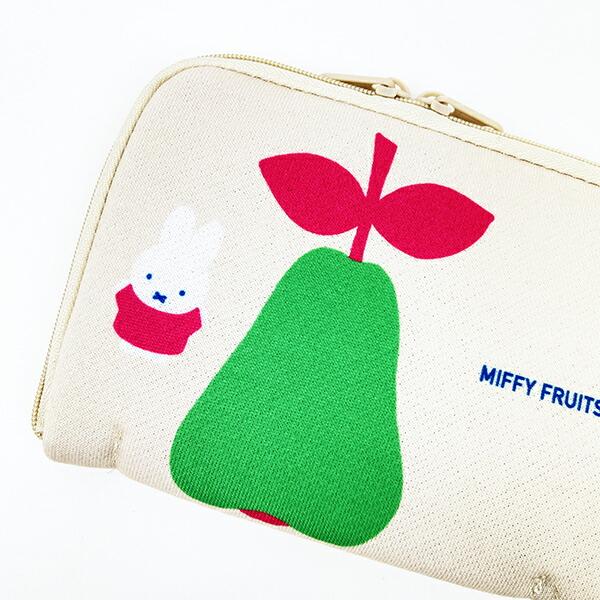 ミッフィー miffy 洋ナシ どっとポーチ ショート MIFFY FRUITS 商品画像2：キャラグッズPERFECT WORLD TOKYO