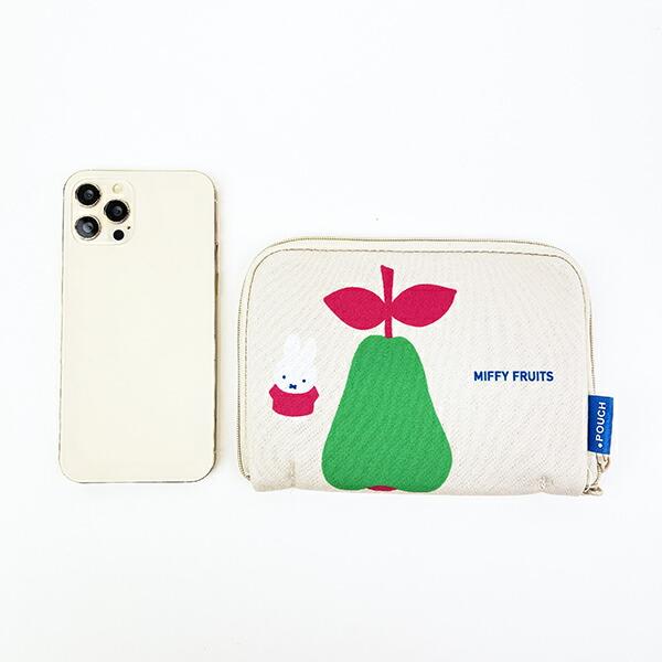 ミッフィー miffy 洋ナシ どっとポーチ ショート MIFFY FRUITS 商品画像5：キャラグッズPERFECT WORLD TOKYO