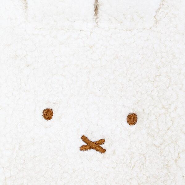 ミッフィー miffy どっとポーチ ショルダーショート ボア アイボリー 商品画像2：キャラグッズPERFECT WORLD TOKYO