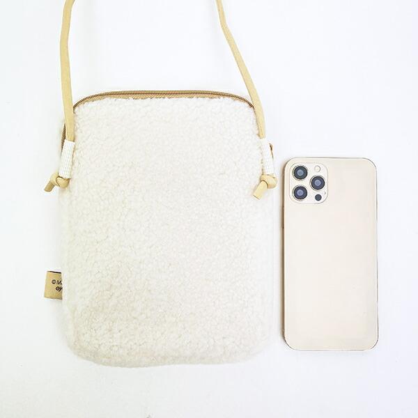 ミッフィー miffy どっとポーチ ショルダーショート ボア アイボリー 商品画像3：キャラグッズPERFECT WORLD TOKYO