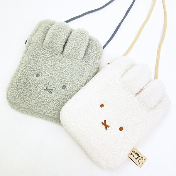 ミッフィー miffy どっとポーチ ショルダーショート ボア アイボリー 商品画像5：キャラグッズPERFECT WORLD TOKYO